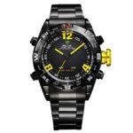 Weide WH2310B-3C Analog-Digital Black Dial Watch