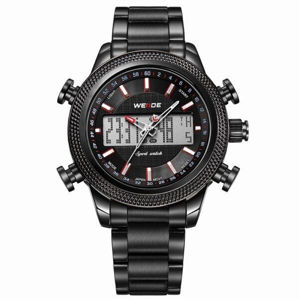 Weide WH3406B-2C Sports Watch with LCD Display Analog Watch
