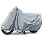 Metallic Silver Waterproof Bike Body Cover with Carry Bag