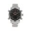 Weide WH-5205-3C Solid Stainless Steel Analog & Digital Wrist Watch