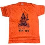 Kawad Yatra Cotton Orange T-Shirt