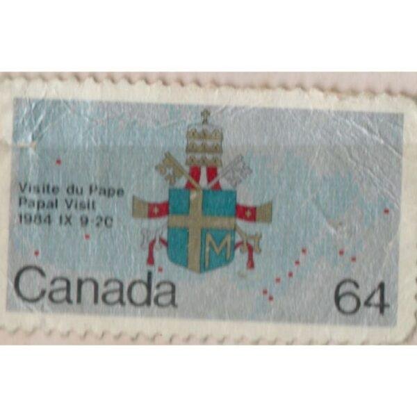 64 Canada Papal Visit Used Stamp