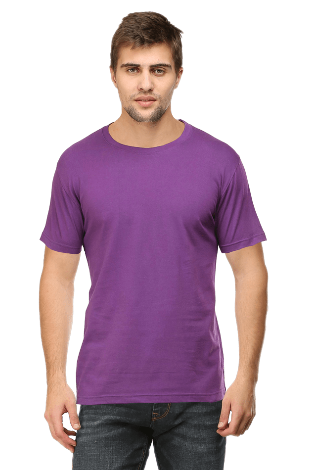 Plain Cotton Round Neck T-Shirt