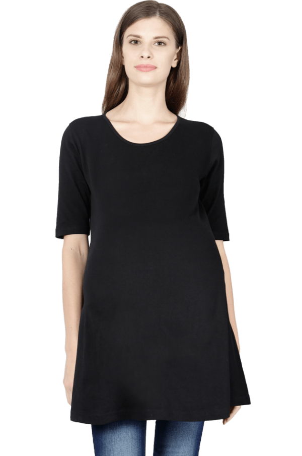 Plain Half Sleeve Maternity T-Shirt