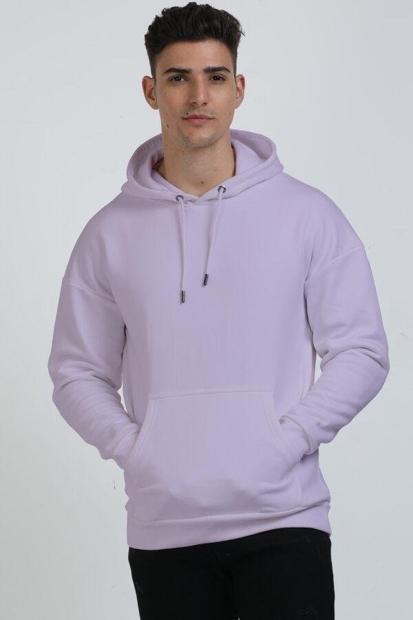 Plain Unisex Oversized Hooded Sweatshirt