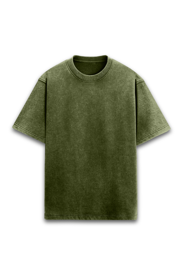 Plain Acid Wash Oversized Classic Unisex T-Shirt