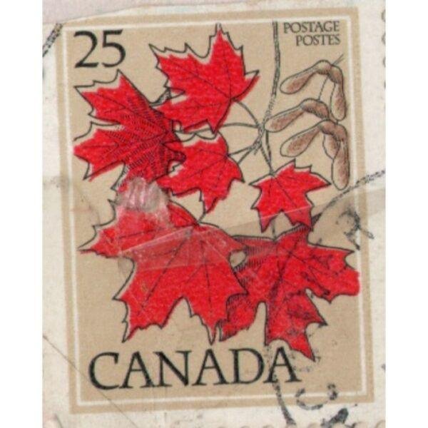 25 Canada Postage Used Stamp