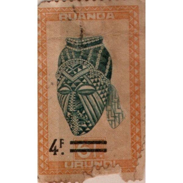 4 Ruanda Urundi Used Stamp