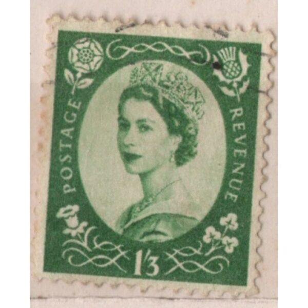 1 Postage Revenue Used Stamp (Green)