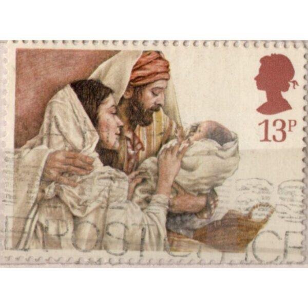 13 Christmas Used Stamp