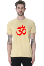 Om Printed Cotton Unisex T-Shirt