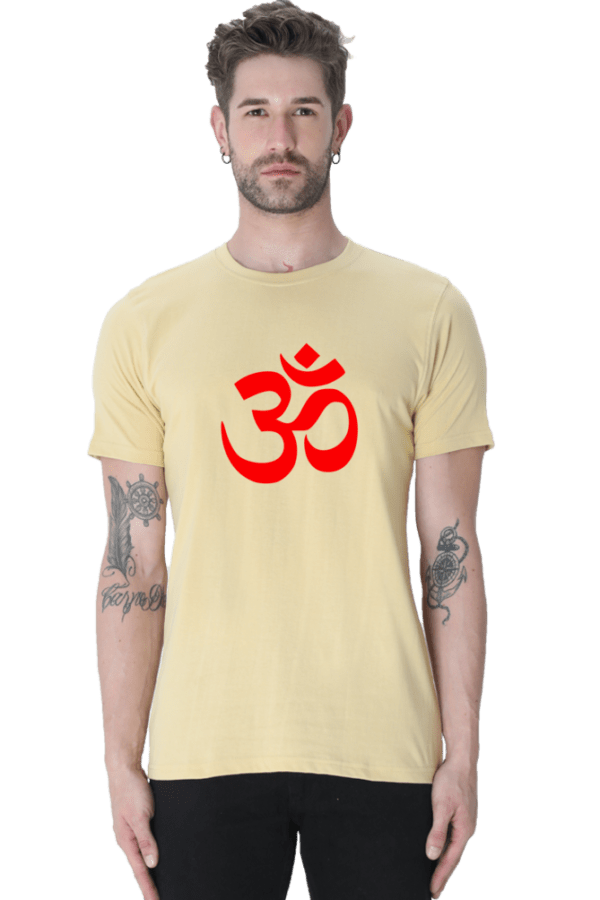 Om Printed Cotton Unisex T-Shirt
