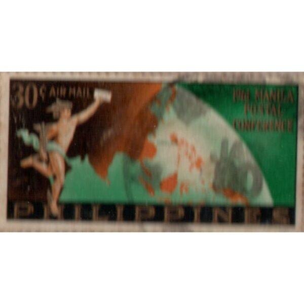 30 Philippines Air Mail 1961 Manila Postal Conference Used Stamp