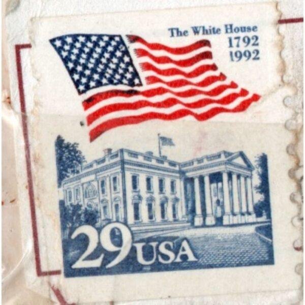 29 USA The White House Used Stamp