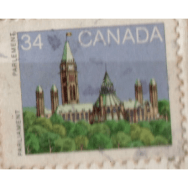 34 Canada Parliament Used Stamp