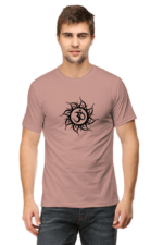 Om Printed Cotton Round Neck Unisex T-Shirt