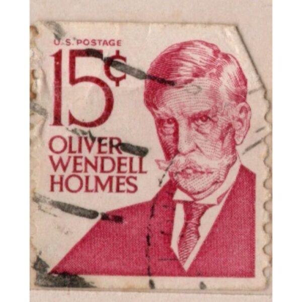 15 US Postage Oliver Wendell Holmes Used Stamp