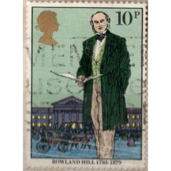 10 Rowland Hill Used Stamp