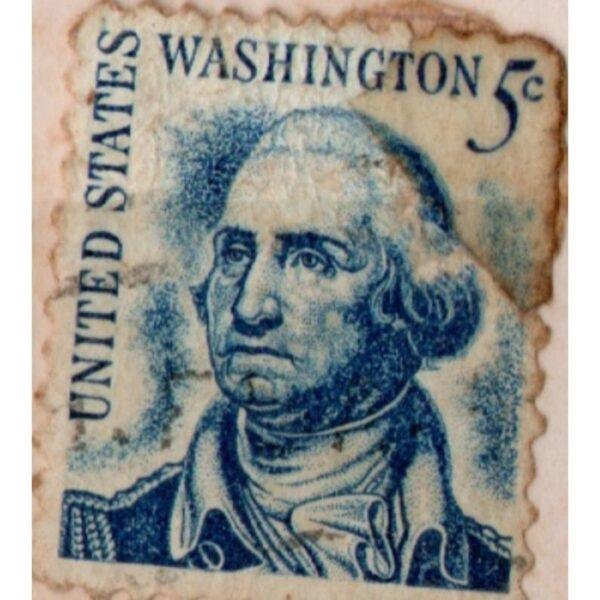 5 United States Washington Used Stamp