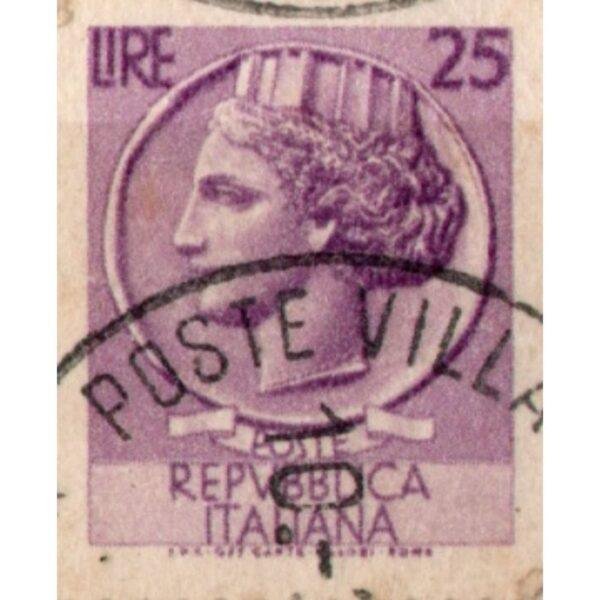 25 Italy Post Used Stamp