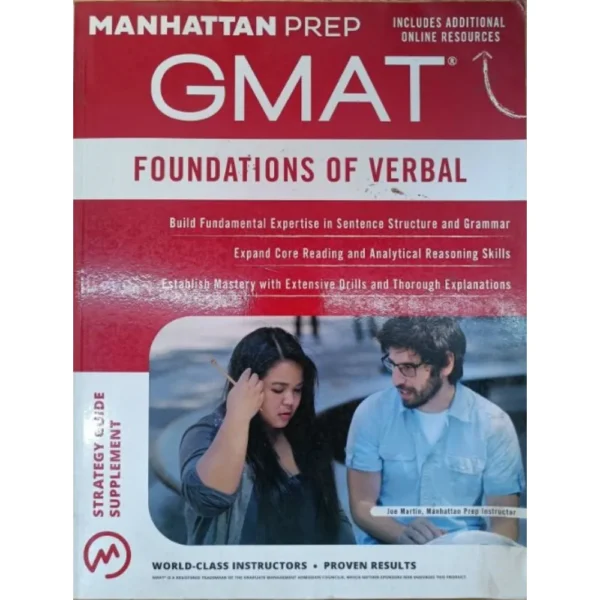 GMAT Foundations Of Verbal by Manhattan Prep