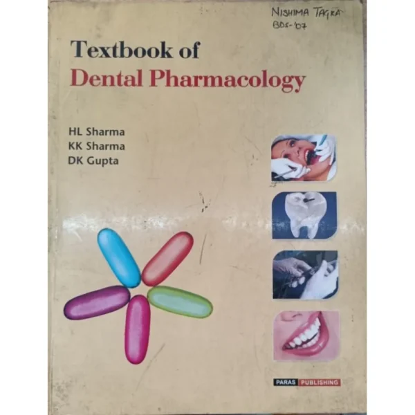Textbook Of Dental Pharmacology by HL Sharma