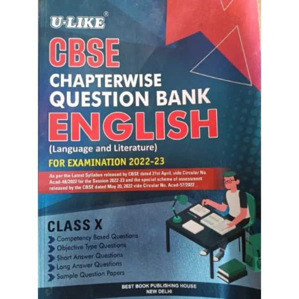 U Like Class 10 English CBSE Chapterwise Question Bank For Examination 2022-23