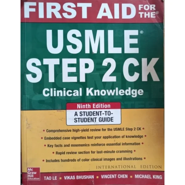 First Aid For The USMLE Step 2 CK 9th Edition by Tao Le