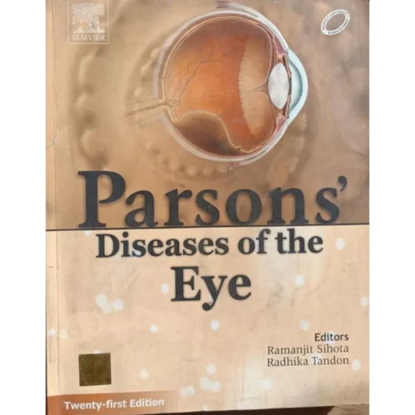 Parsons Diseases Of The Eye 21st Edition By Ramanjit Sihota