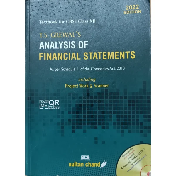 TS Grewal's Analysis of Financial Statements Textbook for CBSE Class 12