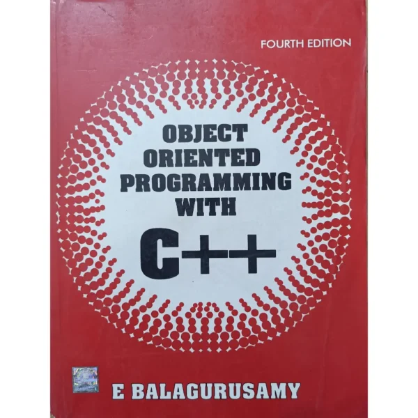 Object Oriented Programming With C++ 4th Edition by E Balagurusamy