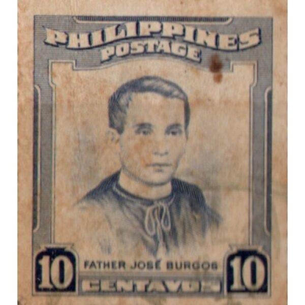 10 Philippines Father Jose Burgos Used Stamp