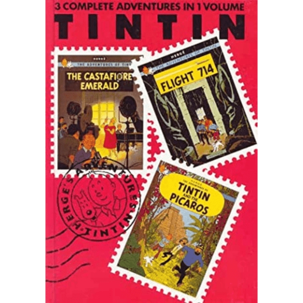 The Adventures of Tintin Volume 7 Castafiore Emerald, Flight 714, Tintin and the Picaros (3 Original Classics in 1 Book)