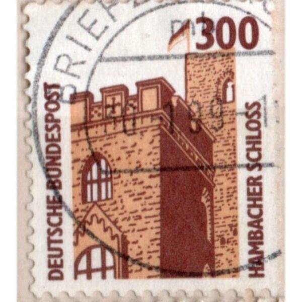 300 Deutsche Bundespost Hambacher Schloss Used Stamp