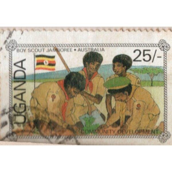 25 Uganda Community Development Used Stamp