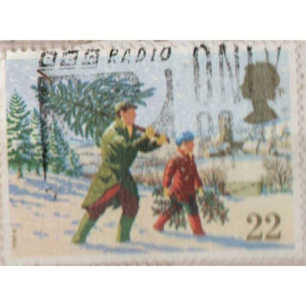 22 Radio Used Stamp