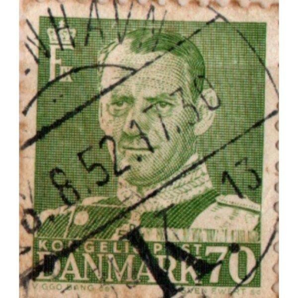 70 Danmark Kogelig Post Used Stamp