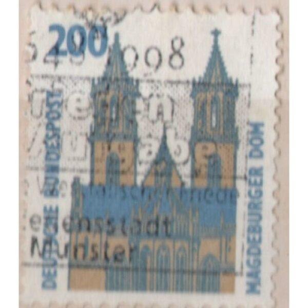 200 Deutsche Bundespost Magdeburger Dom Used Stamp