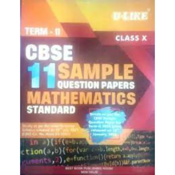 U-like Term 2 CBSE Sample Question Papers Mathematics Standard