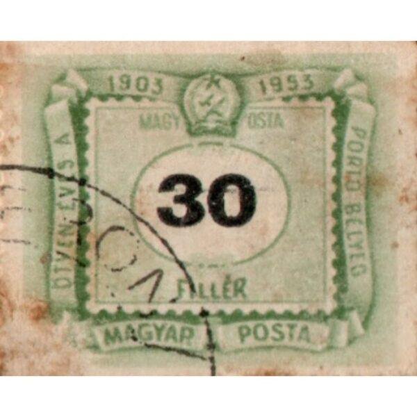 30 Magyar Posta Used Stamp