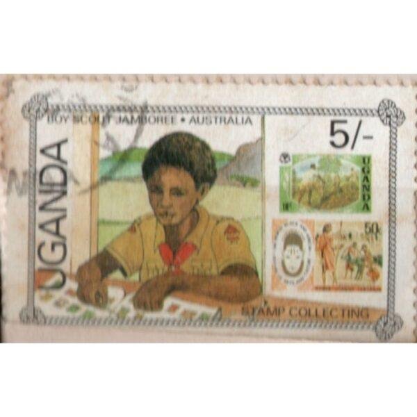 5 Uganda Stamp Collecting Used Stamp