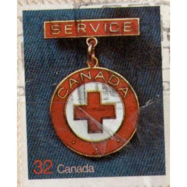 32 Canada Service Used Stamp