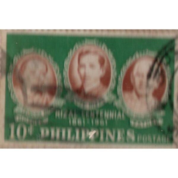 10 Philippines Rizal Centennial Used Stamp