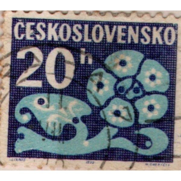 20 Ceskoslovensko Used Stamp