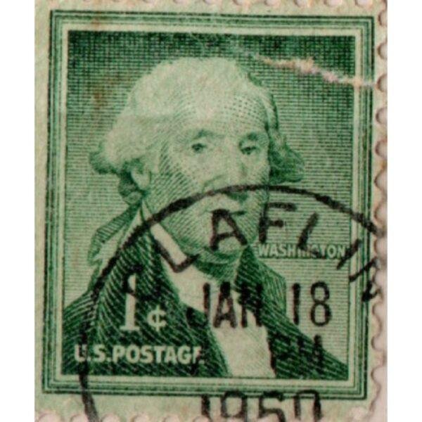 1 US Postage Washington Used Stamp