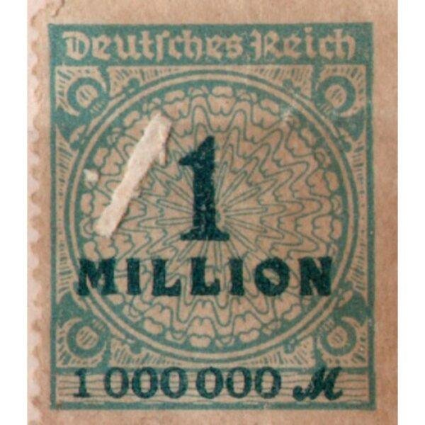 1 Million Deutsche Reich Used Stamp