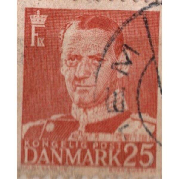 25 Danmark Kongelig Post Used Stamp