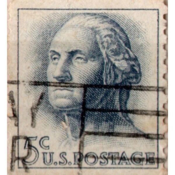 5 US Postage Used Stamp