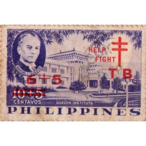 10+5 Philippines Help Fight TB Used Stamp
