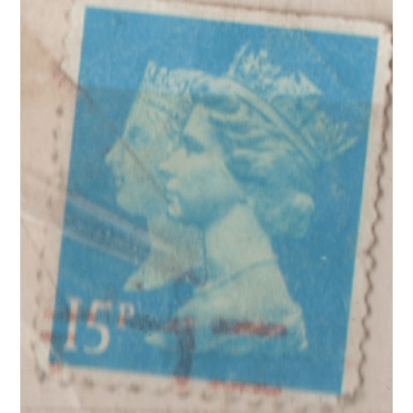 15 King And Queen Used Stamp